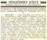 Guth Jarkovský, společenský rádce