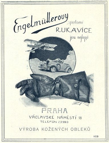 Engelmüllerovy sportovní rukavice, 1931