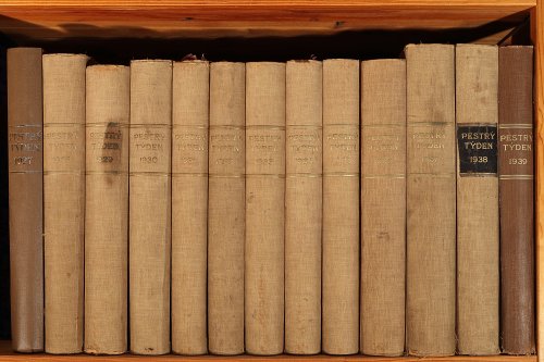 Kompletní prvorepublikový Pestrý týden. Můj nejoblíbenější dobový tisk. Schází jen pár čísel nultého ročníku 1926. O ten bych moc stál!